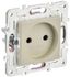 Розетка SKANDY 10А без заземл. защ. шторок SK-R02B беж. IEK SK-R10-10-K10