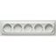 Рамка на 5 приборов, цвет белый (серия Florence) - 2172786 ССТ