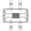 Взрывозащищенная клеммная коробка из алюминия TBE-A-14-(12xCBC.2)-2xKA2MHK(A)-2xKA2MHK(C)1Ex e IIC Т5 Gb / Ex tb IIIC T95°C Db IP66 - 1201.141.22.1240 ДКС
