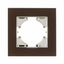 Рамка 1-местная Ugra стекло, коричневый - С1110-033 GUSI