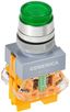 Кнопка D7-11D d=22мм 1з+1р с подсветкой зелёная | BBT50-11D-3-12-K06-G GENERICA IEK