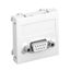 Мультимедийная рамка D-Sub9 Modul45 (белый) (MTG-DB9 S RW1) | 6104634 OBO Bettermann