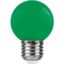 Лампа светодиодная для белт лайта LB-37 (1W) 230V E27 зеленый G45 | 25117 FERON