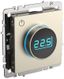 Термостат электронный с индикацией BRITE СП IP20 ТС10-1-БрШ шампань IEK BR-RT11-K37