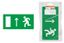 Знак "Направление к эвакуационному выходу прямо" 350х124мм для ССА инд. упаковка | SQ0817-1007 TDM
