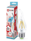 Лампа светодиодная LED-СВЕЧА НА ВЕТРУ-deco 5Вт свеча ветру прозрачная 4000К нейтр. бел. E27 450лм 230В IN HOME 4690612007656