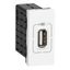 Розетка USB Mosaic 1мод. для зарядки бел. Leg 077591 Legrand