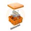 Коробка огнестойкая для о/п 40-0210-FR2.5-4-П Е15-Е120 с термо/предохранителем 80х80х40 IP55 4p, 2.5 мм.кв.| | Промрукав Строитель