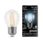 Лампа светодиодная филаментная LED 7 Вт 580 лм 4100К шар P45 нейтральный E27 AC 220В прозрачная колба Black Filament - 105802207 Gauss