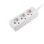 Удлинитель 2 гнезда, 5 м, 3х0.75 кв.мм, с/з, белый | 11-7203 PROconnect MEET