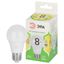 Лампа светодиодная LED 8 Вт 800Лм 3000К груша теплый E27 220-240В A60-8W-830-E27 Green Line - Б0067105 ЭРА