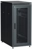 Шкаф сетевой 19" LINEA N 28U 600х1000 мм перфорированная передняя дверь черный | LN05-28U61-P ITK IEK