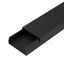 Кабель-канал черный 2-й замок в п/э 40х16 мм (30 м/уп) Промрукав | PR03.0214 Строитель