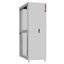 Шкаф серверный 48U 600х1070 передняя дверь: двустворчатая глухой металл IP51. задняя одностворчатая боковые панели: без. цвет: серый RAL7035 - NS 6148.7520 SYSMATRIX