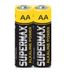 Элемент питания LR6 (АА) 1.5V Alkaline 2S в шринке Supermax - SUPLR62S Космос