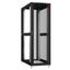 Шкаф серверный 42U 600х1200 передняя дверь: одностворчатая перфорированная IP20. задняя без. боковые панели: цвет: черный RAL9005 - NS 6242.9300 SYSMATRIX
