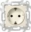 Розетка 1-м СП Simon 24 16А IP20 2P+E Schuko защ. шторки механизм сл. кость 2450432-031