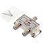 Делитель ТВ Simple DS-F-SAT-01 2 ответвления под F разъём 5-2500 МГц - Б0048329 ЭРА
