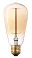 Лампа накаливания ЛОН 60Вт E27 230В RETRO ST64 GOLD | 5010017 Jazzway