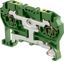 Клемма пружинная D2.5/5.P.2L 2.5мм2 Земля - 1SNA290029R0700 ABB