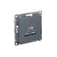 Розетка ATLASDESIGN USB 5В 1 порт x 2,1 А 2 порта х 1,05 механизм грифель - ATN000733 APC