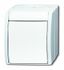 Переключатель 1-клавишный, IP44, для открытого монтажа, серия ocean, цвет альпийский белый | 1085-0-1632 2CKA001085A1632 ABB