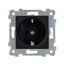 Аксиома Механизм розетки одноместной с заземляющим контактом скрытой установки РС16-453 Оникс - 151005 Кунцево