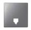 Накладка для телефонной розетки цвета матовый титан S82 Concept | 8200062-096 Simon
