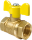 Кран шаровой для газа латунный ВН/ВН ручка-бабочка 3/4дюйм (80/20) VALFEX VF.277.LB3.034