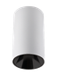 Светильник светодиодный ДПО GU10 без лампы круглый белый корпус черный рефлектор Jazzway - 5031340