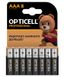 Элемент питания алкалиновый AAA/LR03 (блист. 8шт) Professional Opticell 5052008