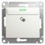 Выключатель карточный 1-кл. Glossa (сх. 6) механизм перламутр SE GSL000669 APC