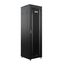 Шкаф напольный универсальный серверный R 22U 600х600мм, 4 профиля 19, двери перфорированная и сплошная металл, боковые стенки съемные, регулируемые опоры, разобранный, черный RAL 9005 - NTSS-R22U6060PD-BL УТ000100458