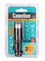 Фонарь LED5135 (LED XPE ZOOM 3 реж 1хLR6 алюм. блистер черн.) Camelion 12915