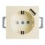 Розетка одноместная (механизм) с/з 250В, 16А с USB 1А, серия Эрна, слоновая кость, Stekker - PST16-9111-02 39329 FERON