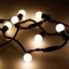 Светодиодная гирлянда ARD-BALL-CLASSIC-D17.5-10000-BLACK-100LED WARM (230V, 7W) | 025584 Arlight