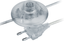 Шнур 61 719 NPS-FS01-170-2x0.5-TR 1.7м с выкл. прозрачный |61719 |Navigator 21099