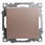 Переключатель 1-клавишный (механизм), 250В, 10A, серия Катрин, GLS10-7105-02, шампань | 39590 STEKKER FERON