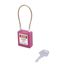 Замок безопасности навесной с тросом BD-G48 Purple - 10285 ПТК