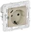 Розетка SKANDY 18Вт 16А с заземл. защ. шторки USB C SK-R17B беж. IEK SK-R14-16-U14-018-K10