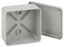 Коробка распаячнаяKORvp приборная подъездная открытой установки 100х100х50мм на винтах с гладкими стенками IP55 - Б0058942 ЭРА