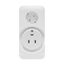 Розетка двойная РШ/Евро UNIVersal белый 32А/16А 250В (еврослот) - 5310 Союз