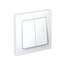 Выключатель 2-кл. AtlasDesign (сх. 5) 10AX быстрозажим. клем. в сборе бел. SE ATN000152S APC