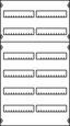 Панель для МОДУЛЬНЫХ уст-в 2ряда/6реек | 2V2A ABB