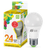 Лампа светодиодная LED-A65-standard 24Вт грушевидная 230В E27 3000К 2160лм ASD 4690612014265