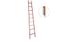 Лестница приставная диэлектрическая ЛСПД-3.5 Евро Мг стеклопластик. Антиток Д471562 Диэлектрик