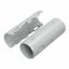 Муфта разборная d25 мм атмосферостойкая серая (40шт/640шт уп/кор) Промрукав | PR13.0411 Строитель