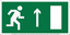 Знак безопасности NPU-2010.E11 "Напр. к эвакуационному выходу прямо (прав.)" Белый Свет a18028 BS
