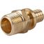 Муфта аксиальная латунная НР 16x1/2 - AX1701612 PRO AQUA