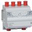 ТВ на 6 вых 5-2400МГц 4 DIN - 413013 Сплиттер Legrand